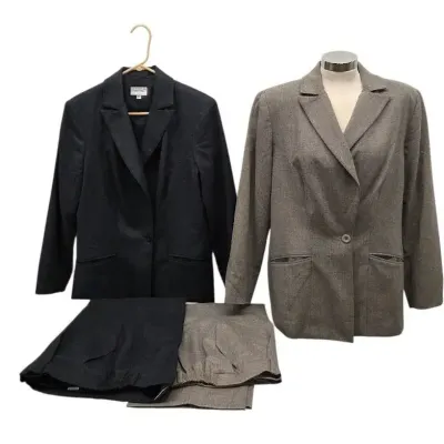 2- Wool Blazers And Matching Dress Pants