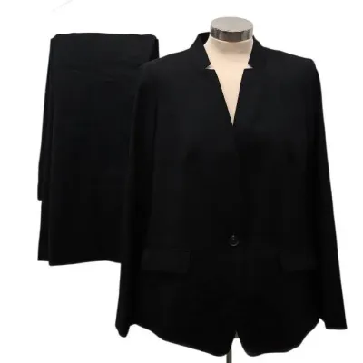 Talbots 2 Piece Black  Pants Suit