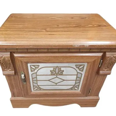 Vintage Woodgrained Nightstand