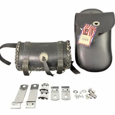 Motorcycle Saddlebag w/ Harley-Davidson Windshield Docking Kit