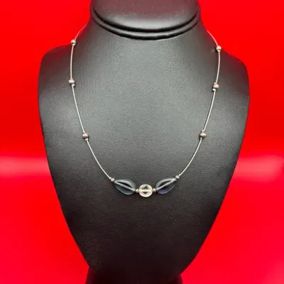 Sterling Silver Adjustable Necklace (17-19”)