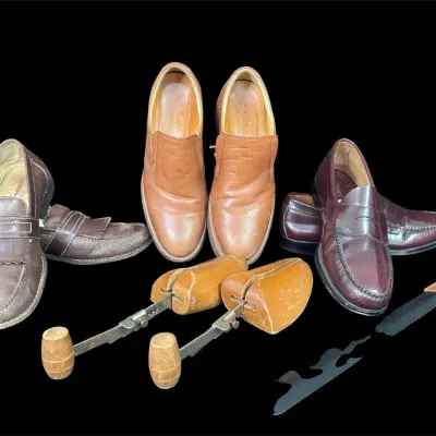 3 Pair Of Men’s Shoes And Accessories 