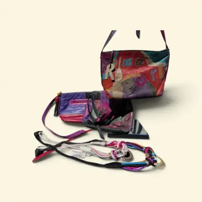Colorful Purses, And Belts