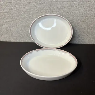 Set Of 2 Vintage United Airlines 7.5” Ceramic Blates