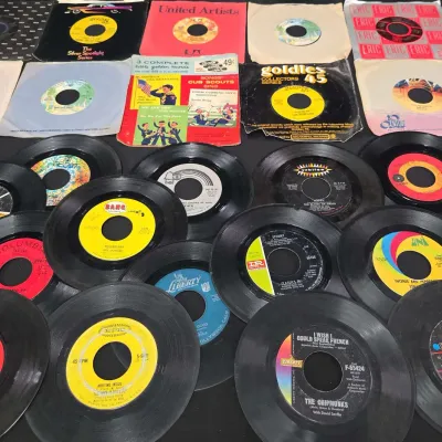 Mystery Lot Of 45's 