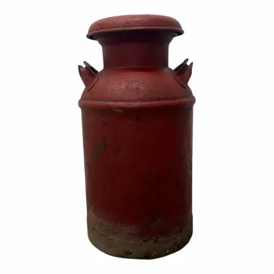 Vintage Metal Milk Jug