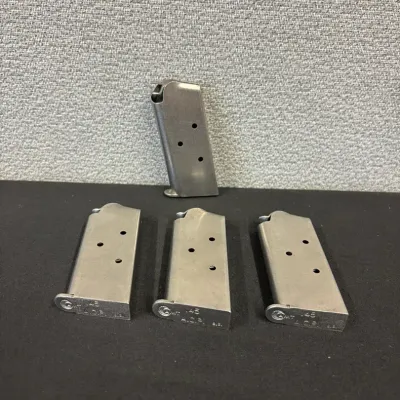Lot Of 4 AMT .45 A.C.P 5 Round Magazines