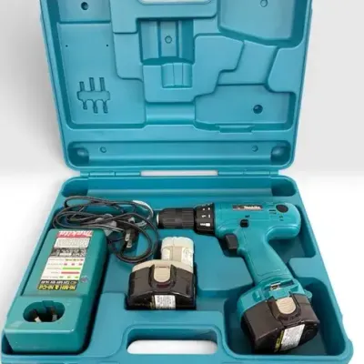 Makita Power Drill 6333D No.: 285015 With Two Batteries And Charger