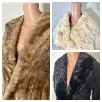 Vintage mink autumn haze embra stole and other vintage furs