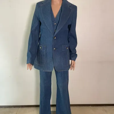 Ultimate three piece vintag canadian tuxedo lee denim suit