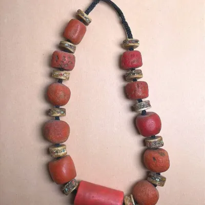 Vintage venetian beaded necklace