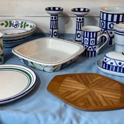 Fabulous mixed lot of dansk brand dishes and decor