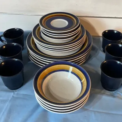 Noritake primastone stoneware dish set for 4 plus extras