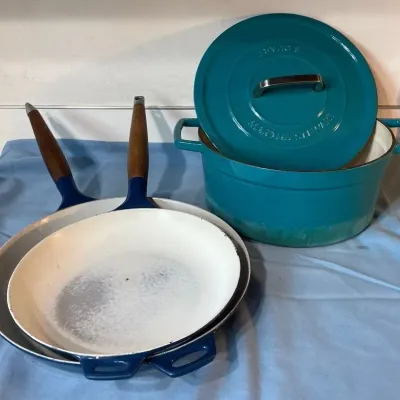 Martha stewart dutch oven enameled pans