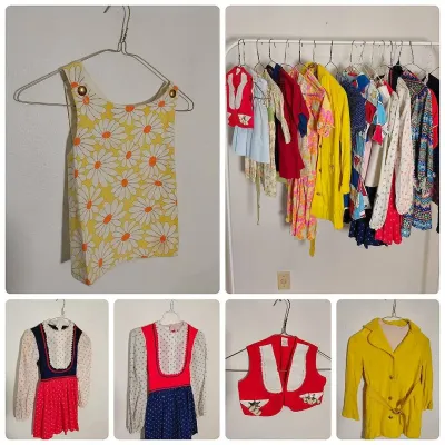 Joyful vintage infant to youth clothing