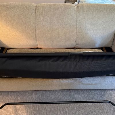Lovely, low-mileage sleeper sofa with European Mattress Topper.