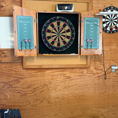 Vintage Cabinet Dartboard
