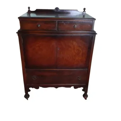 CK302 Antique Tall Boy Dresser
