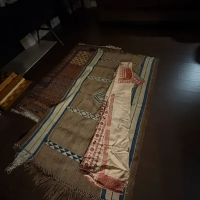 Sale Photo Thumbnail #24: Handwoven flat-weave area rug