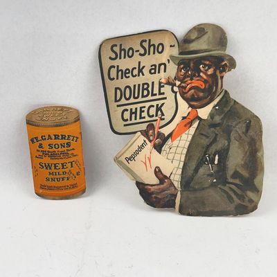 Sale Photo Thumbnail #131: Pepsodent & Snuff Advertising