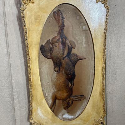 Sale Photo Thumbnail #39: Maguire Trompe Leoeil Hunting Plaque