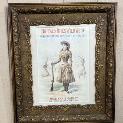 Sale Photo Thumbnail #165: A. Hoen Annie Oakley Advertising Print