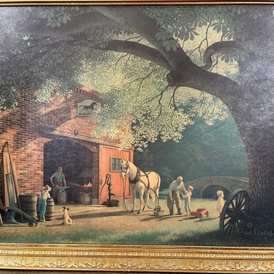 Sale Photo Thumbnail #544: Paul Detlefsen The Smithy Print