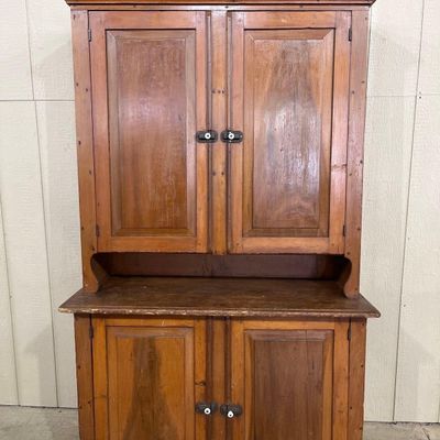 Sale Photo Thumbnail #88: Two-Piece Step Back Cupboard
