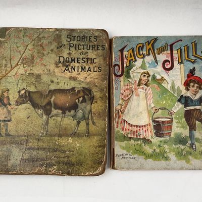 Sale Photo Thumbnail #511: 2 Child's Books: Lothrop & Hurst c.1880