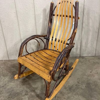 Sale Photo Thumbnail #108: Hickory & Oak Bentwood Rocking Chair