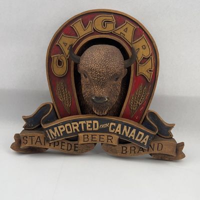 Sale Photo Thumbnail #346: Calgary Stampede 3D Bison Bar Sign