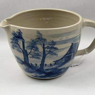 Sale Photo Thumbnail #454: Storie Pottery Salt Glazed Mixing Bowl