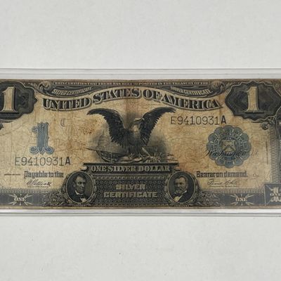 Sale Photo Thumbnail #149: 1899 $1 Black Eagle Silver Cert