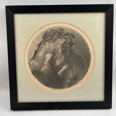 Sale Photo Thumbnail #386: B. Marie Hernandez Artist Proof Drawing