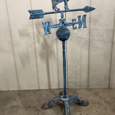Sale Photo Thumbnail #251: Cast Iron Cow Weathervane with Base