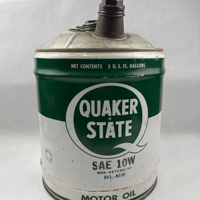 Sale Photo Thumbnail #357: Quaker State 5-Gallon Motor Oil Can
