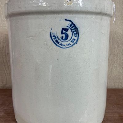 Sale Photo Thumbnail #316: San Jose Pottery Salt Glazed Crock