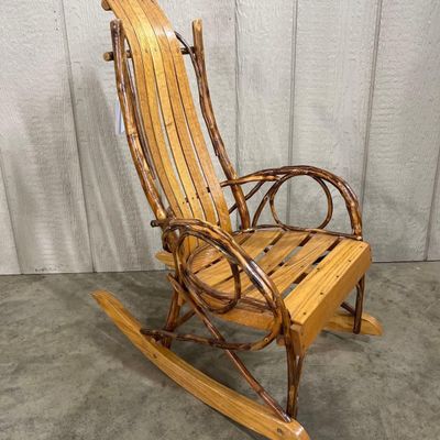 Sale Photo Thumbnail #109: Childs Hickory & Oak Bentwood Rocking Chair