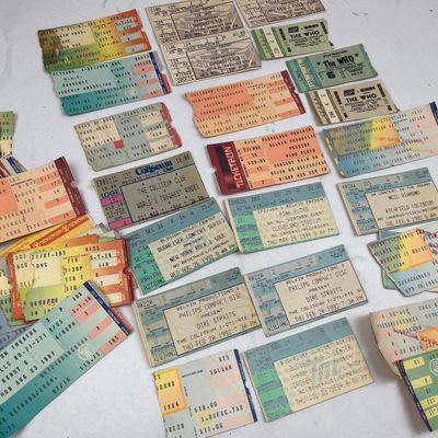 Sale Photo Thumbnail #522: 64 Rock & Pop Concert Ticket Stubs