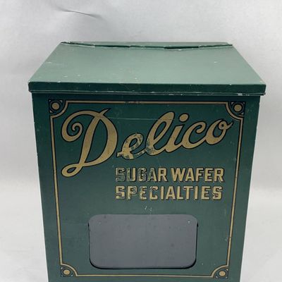 Sale Photo Thumbnail #315: Delico Sugar Wafer Litho Tin Bin