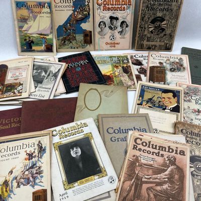 Sale Photo Thumbnail #287: Columbia Records Catalogs c. 1918-1923