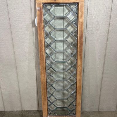 Sale Photo Thumbnail #254: Leaded & Beveled Glass Window Panel