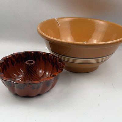 Sale Photo Thumbnail #327: Stoneware Bowl & Mold
