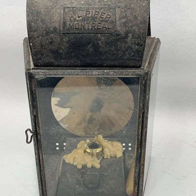 Sale Photo Thumbnail #324: H.L. Piper Metal & Glass Lantern
