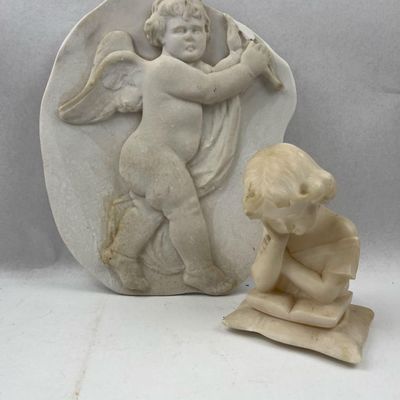 Sale Photo Thumbnail #241: Mondeone Relief & Alabaster Bust