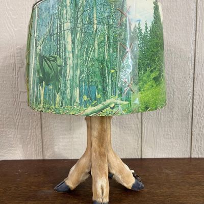 Sale Photo Thumbnail #61: Taxidermy Deer Leg Table Lamp