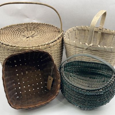 Sale Photo Thumbnail #325: Woven Splint Baskets