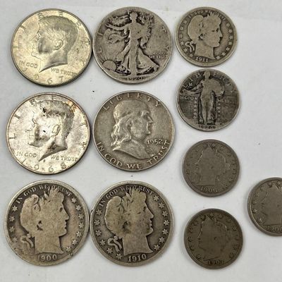 Sale Photo Thumbnail #115: US Silver & Base Metal Coins