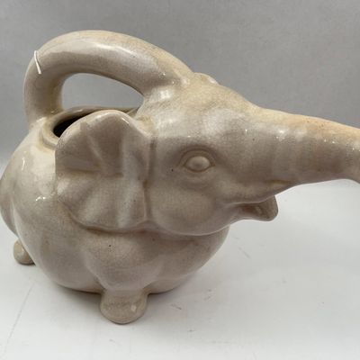 Sale Photo Thumbnail #236: Elephant Form Earthenware Planter