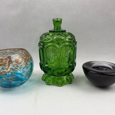 Sale Photo Thumbnail #478: Kosta Boda Atoll & Moon/Star Glass Set